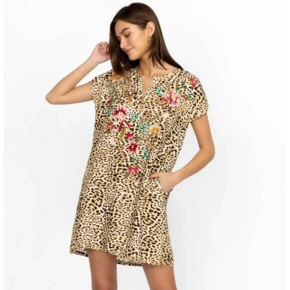 Johnny Was Maisie Easy Button Tunic Dress - Picture 1 of 6